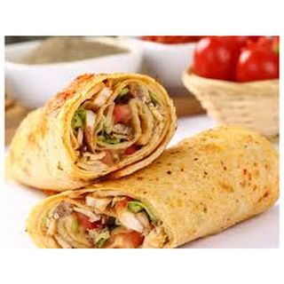 Tandoori chicken wrap