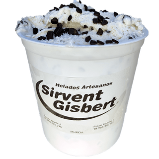 Helado Artesano. TARRINA 1 LITRO.  (1.050 ml.)