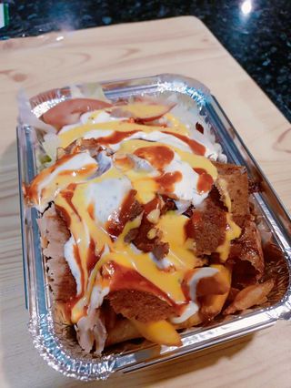 Patatas con carne pequeñas