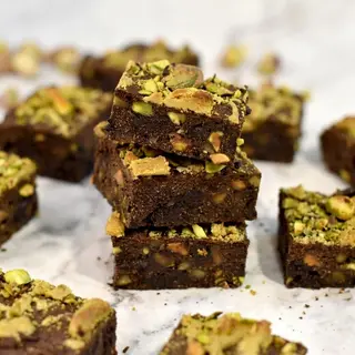 Brownie Sin Gluten De Nutella Con Pistacho