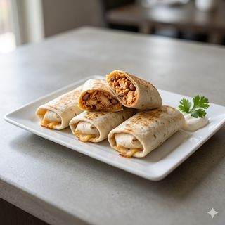 Ración De Burrito De Pollo 5 Unidades