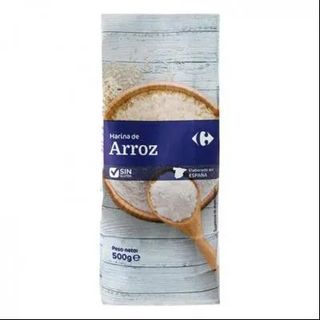 Harina de Arroz Carrefour sin Gluten 500 Gr.