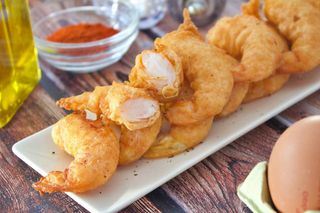 Gambas a la gabardina (7 uds.)