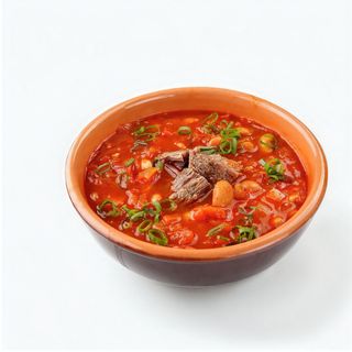 Ciorba de fasole cu carne de vita