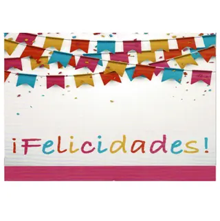 Tarjeta Felicidades