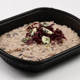 Risotto con radicchio e gorgonzola
