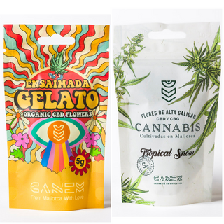 5g Ensaimada Gelato + 5g Tropical Snow