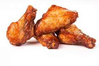 Aletta di pollo fritta sotto pressione
