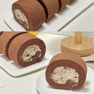 rotolo al crema oreo