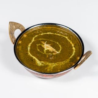 Mushroom palak soup