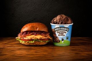 Combo Chicken Smash Burger x Ben & Jerry's x Coca Cola