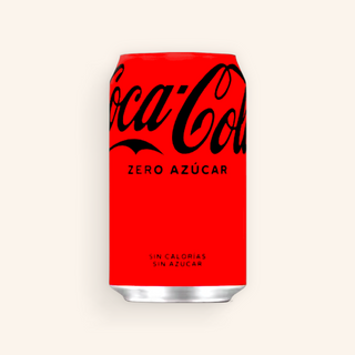 Coca-Cola Zero Azúcar lata 330ml.
