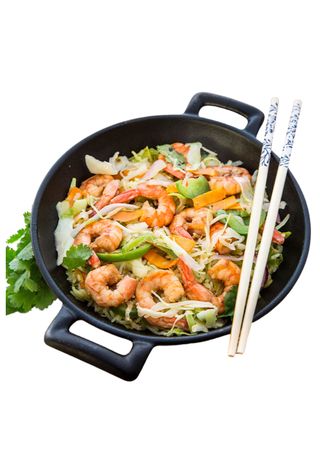 Wok Crevettes