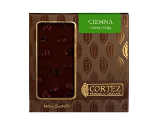 CZEKOLADA CIEMNA Z KAWĄ I MIĘTĄ 85G