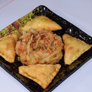 45.SAMOSA CURRY CHICKEN KAKIAGE