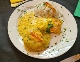 Salmone con crema di Maracujà