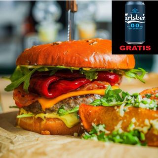 Italian burger + Bere Calsberg 0% CADOU!