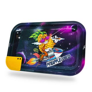 Tava de Rulat Best Buds Superhigh Pineapple Express cu Grinder Card Magnetic  - 17.5x27.5cm