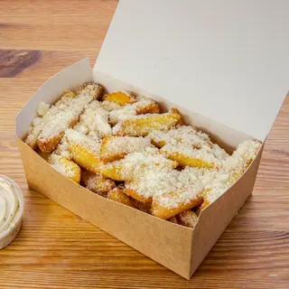 Frytki z parmezanem i majonezem truflowym