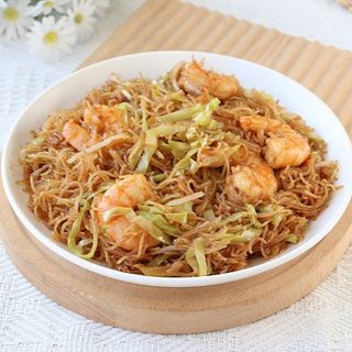 33A. Fideos con gambas