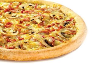 Ветчина и грибы на традиционном тесте 40 см СБ