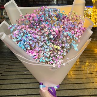 Bukiet z gipsówki midi 