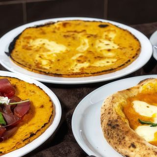 Farinata con salamino piccante