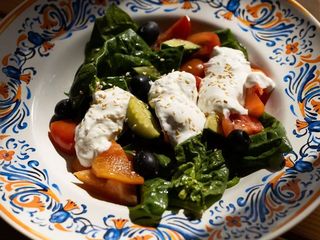 Грецький салат з мусом фета (300g)