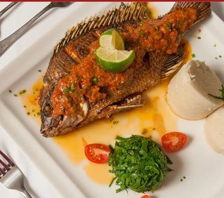 Wet Fried Whole Tilapia