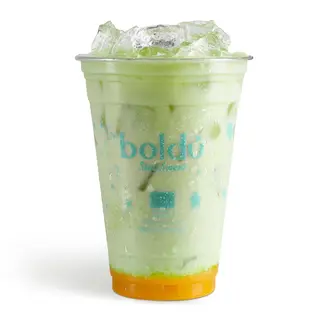 Mango Iced Matcha Latte