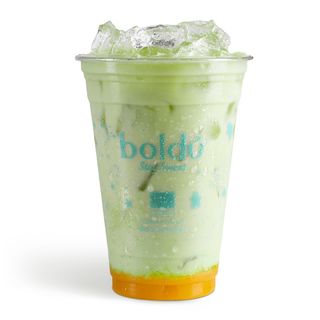 Mango Iced Matcha Latte