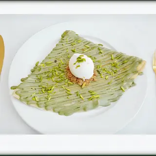 Crêpe crème Pistache