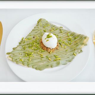 Crêpe crème Pistache