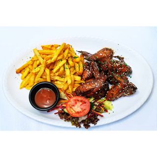 Wing Meal (Bbq, Teriyaki, Crispy)