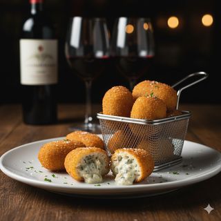 Croquetas Roquefort con pollo (6ud)