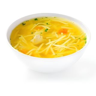 Суп из курицы с домашней лапшой