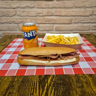 Menú Bacon con queso