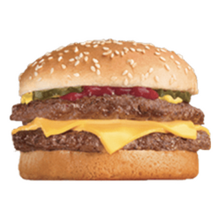 Le Double Cheese + Coca Cola