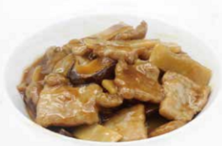 319. Ternera Con Bambú Y Setas