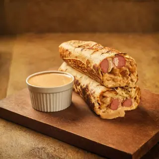 Chicken Shawarma with two Sausages