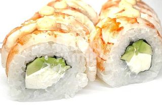 Філадельфія з тигровою креветкою  (300г/8шт)