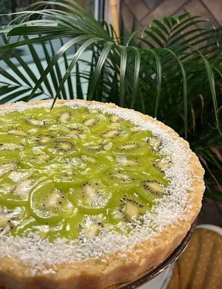 Tarta kokosowa z kiwi