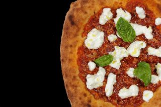 Margherita con cotto + fritto + bibita