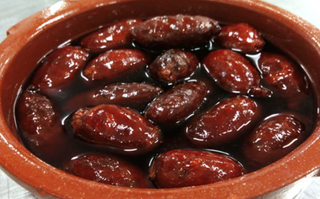 Tapa de chorizo al vino