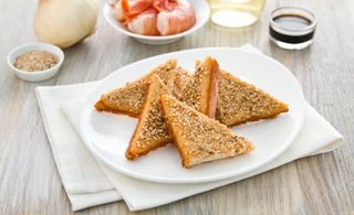 Crostini di gamberi