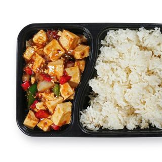 Piatto Toufu in salsa piccante 