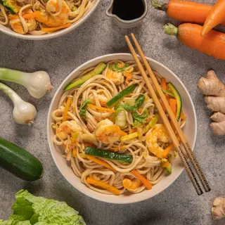53 Spaghetti alla piastra con frutti di mare