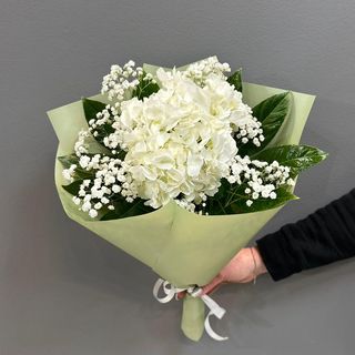 Ramo de 1 hortensia blanca 