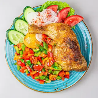 Куриные ножки с овощами