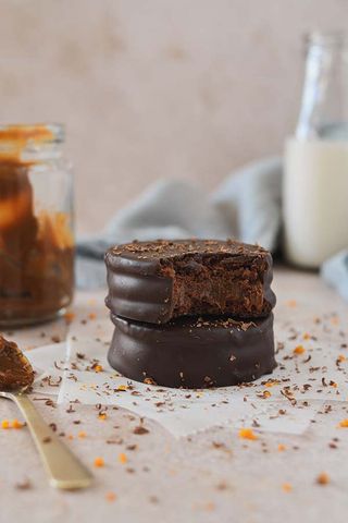 Alfajores veganos sin gluten 